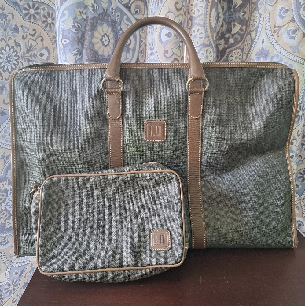 Dunhill Weekender and Wristlet Set